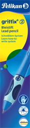 Bleistift Griffix 2 Bluesea/Blau
B2BSL für Linkshänder in Faltschachtel