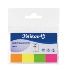 Page markers neon mix 4 colors size 20 x 50 mm 4 x 50 pieces