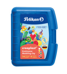 Modelling clay Creaplast for
children 198/9B blue, 9 colors,
300g