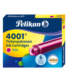 Pelikan 4001 tintapatron TP/6 db pink