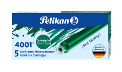 Pelikan Giant Ink Cartridges GTP/5 Ink 4001® Darkgreen


