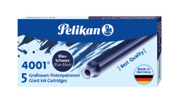 Pelikan Großraum-Tintenpatronen GTP/5 Tinte 4001® Blau-Schwarz