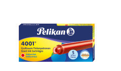 Pelikan Giant Ink Cartridges GTP/5 Ink 4001® Brilliant-Red
