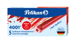 Pelikan Großraum-Tintenpatronen GTP/5 Tinte 4001® Brillant-Rot