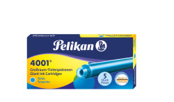 Pelikan Giant Ink Cartridges GTP/5 Ink 4001® Turquoise
