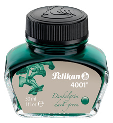 Pelikan 4001 üveges tinta 30ml sötétzöld