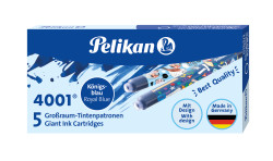 Pelikan bedruckte Großraum-Tintenpatronen 4001®, Königsblau, 5 Stück