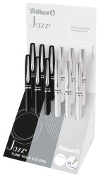 Pelikan Ballpoint pen Jazz® Elegance, 2 assorted colors, Black, White
