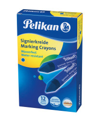 Pelikan Signierkreide für rauhe Untergründe Schachtel mit 12 Stück Blau