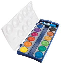 Pelikan Farbkasten K12® inkl. Deckweiß, 12 Farben
