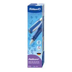 Pelikan stylo plume Pelikano bleu bec A pour droitiers