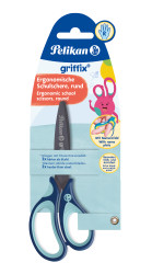 Pelikan griffix® Schulschere rund für Rechtshänder, Blau
