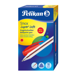 Pelikan Kugelschreiber STICK super soft, Rot