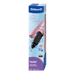 Pelikan Twist® Tintenroller für Rechts- und Linkshänder, Girly Rose