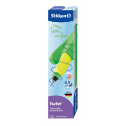 Pelikan Twist® Tintenroller für Rechts- und Linkshänder, Neon Grün