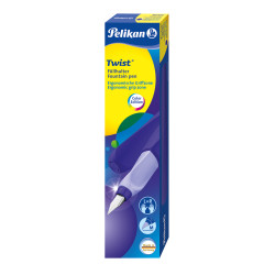Pelikan stylo plume Twist bec M, Ultra Violet universel pour droitiers et gauchers