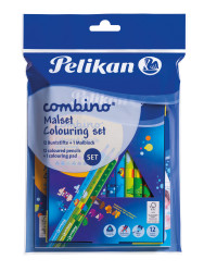 Promotion set, including colouring pad Combino (811231) and 12 coloured pencils Combino (811194)