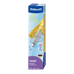 Pelikan Twist® Füller für Rechts- und Linkshänder, Bright Sunshine, Feder M