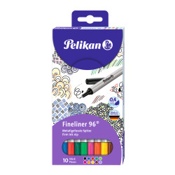Pelikan Fineliner 96® im Set, 10 Farben